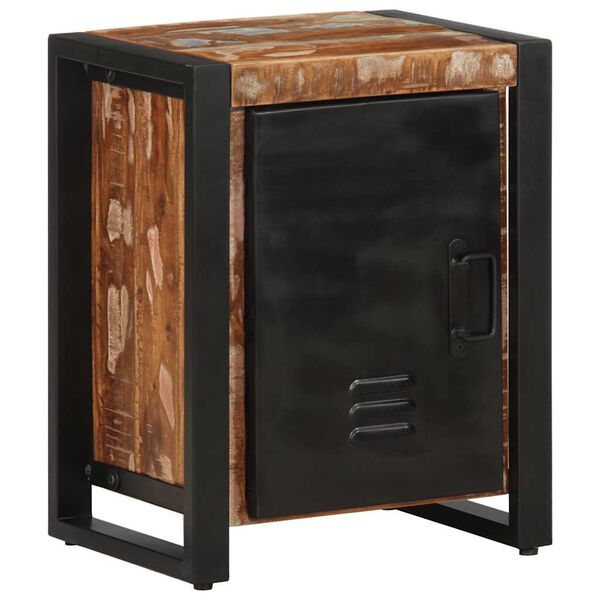 vidaXL öökapp, mitmevärviline 40x30x51 cm taaskasutatud täispuidust