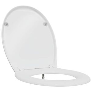 vidaXL Tualettsari Valge 47 x 37 x 4 cm Duroplast
