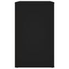 vidaXL &ouml;&ouml;kapp, must, 50 x 36 x 60 cm, tehispuit