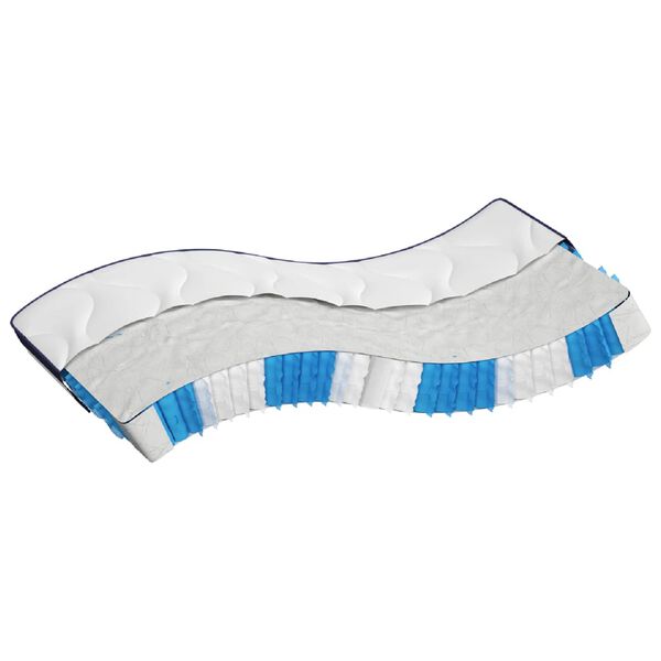 vidaXL vedrutaskutega madrats, keskmine kõvadus, 100 x 200 cm