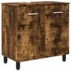 vidaXL Vannitoa peegelkapid Suitsutatud tamm 60 x 35 x 60 cm Tehispuit