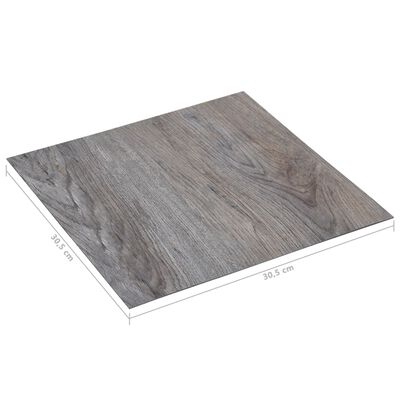 vidaXL iseliimuvad põrandaplaadid 5,11 m², PVC, helepruun