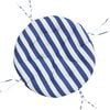 vidaXL &uuml;mmargune istmepadi, sinise/valge triibuline, &Oslash;100 x 11 cm