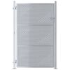 vidaXL Aia aed 85 x 144 cm Roostevaba teras H&otilde;bedane Lukustatav