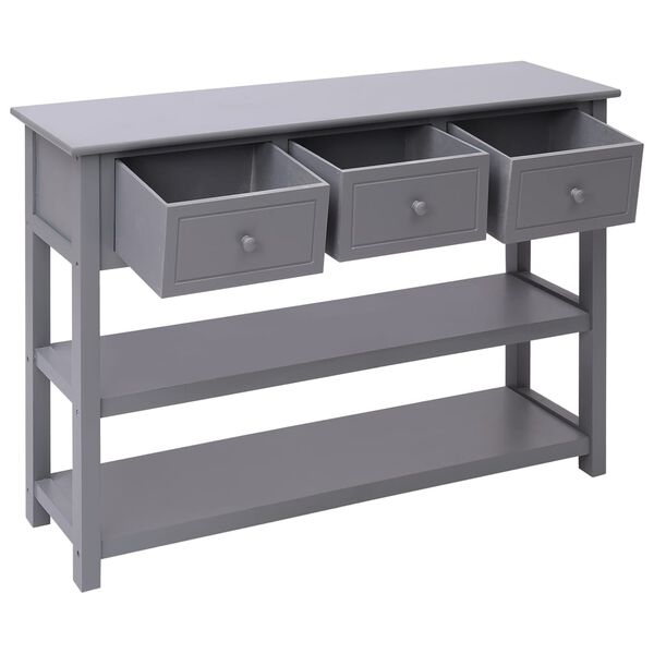 vidaXL puhvetkapp, hall, 108 x 30 x 76 cm, Paulownia puit