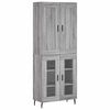 vidaXL k&otilde;rge kapp, hall Sonoma tamm, 69,5 x 34 x 180 cm, tehispuit