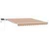 vidaXL Kokkuvolditav varikatus Mitmev&auml;rviline 300 x 250 cm