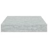 vidaXL seinariiulid, 2 tk, betoonhall, 23 x 23,5 x 3,8 cm MDF