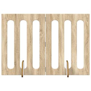 vidaXL Volditav lemmikloomade aed 2 tk Sonoma tamm 100,5 x 38 x 70 cm