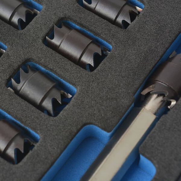 vidaXL 13-osaline punktkeevituse freeside komplekt, HSS