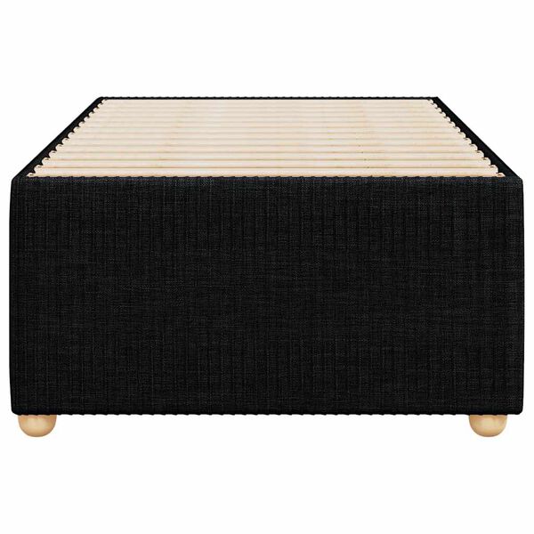 vidaXL voodiraam, must, kangas