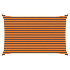 vidaXL P&auml;ikesepuri Oranž ja pruun 4 x 2,5 m 100% pol&uuml;ester Oxford