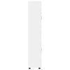 vidaXL K&otilde;rgushein riiuliga FLORIN Valge 60 x 35 x 182 cm Tehispuit