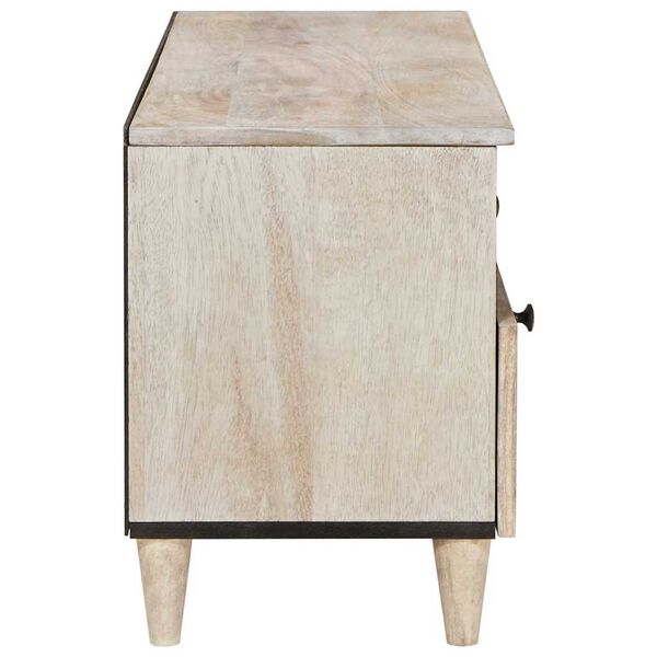 vidaXL TV Üksused sahtliga riiuliga Valge 100 x 33 x 46 cm Tehispuit