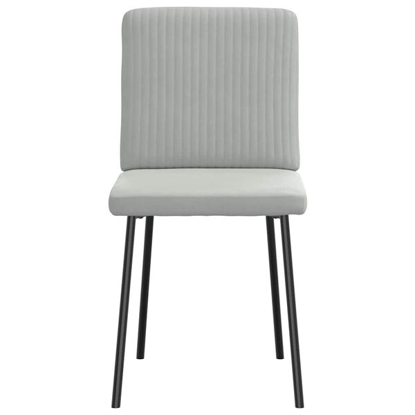 vidaXL s&ouml;&ouml;gitoolid 4 tk, helehall, samet