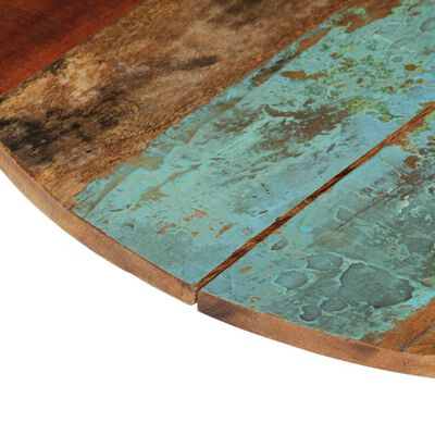 vidaXL ümmargune lauaplaat 60 cm 15–16 mm toekas taaskasutatud puit