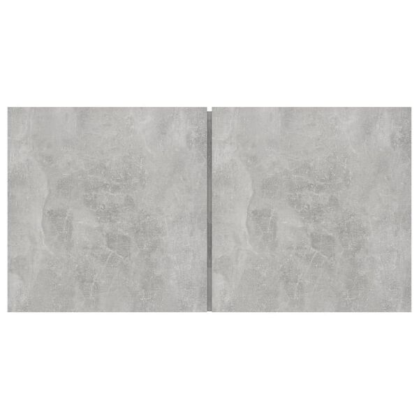 vidaXL seina telerikapp, betoonhall, 60 x 30 x 30 cm