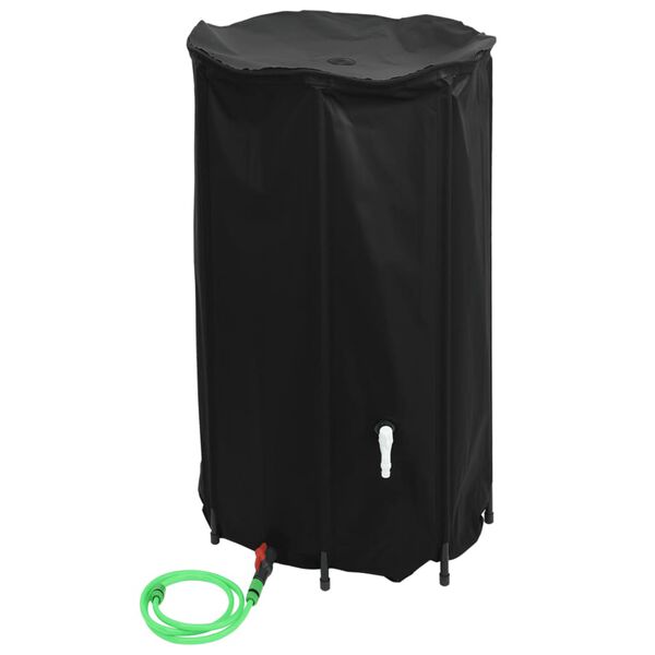 vidaXL kraaniga veepaak, kokkupandav, 100 l, PVC