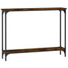 vidaXL konsoollaud, suitsutatud tamm, 100x22,5x75 cm, tehispuit
