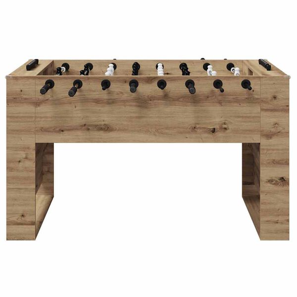 vidaXL Foosball laud K&auml;sit&ouml;&ouml; Tamm 146,5 x 74 x 85 cm Tehispuit