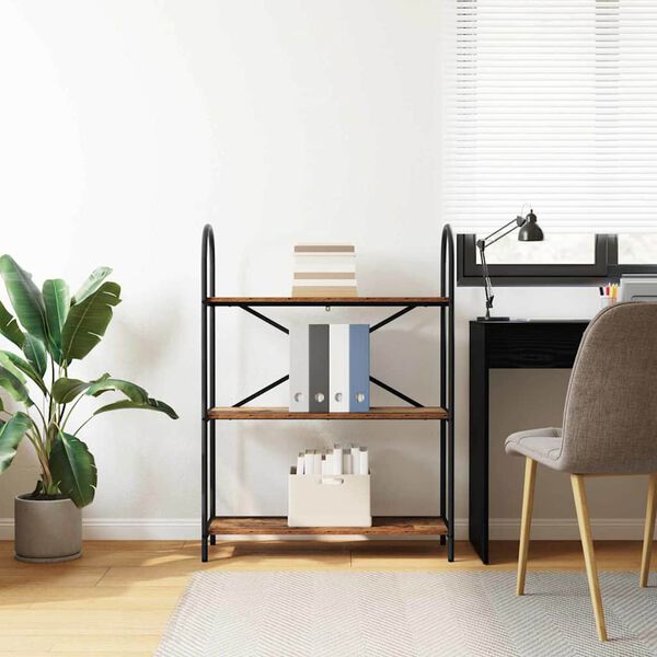 vidaXL Raamatukapp Vana puit 80 x 30 x 109 cm Tehispuit