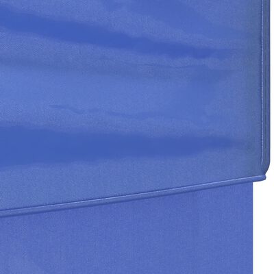 vidaXL kokkupandav peotelk seintega, sinine, 3 x 3 m