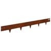 vidaXL Murupiire 20 tk 100 x 12 cm Teras Rooste
