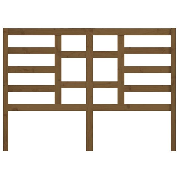 vidaXL voodipeats, meepruun, 141x4x104 cm, m&auml;nnipuit