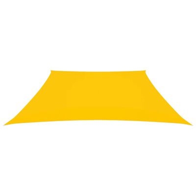 vidaXL oxford-kangast päikesepuri, trapets, 2/4x3 m m, kollane