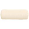 vidaXL Padjad 2 pcs cream &Oslash; 25 x 70 cm Korter kangas