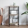 vidaXL Raamatukapp Sonoma tamm 40 x 29,5 x 81 cm Tehispuit