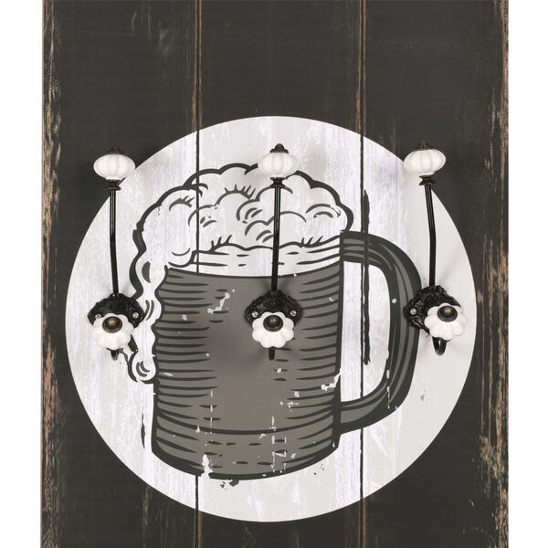 vidaXL riidenagi kuue konksuga, 120 x 40 cm