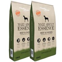 vidaXL koerte kuivtoit Maxi Adult Essence Beef & Chicken, 2 tk 30 kg