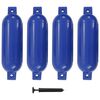 vidaXL paadi kaitseraud 4 tk, sinine, 51 x 14 cm, PVC