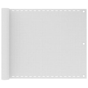 vidaXL r&otilde;dusirm, valge, 75 x 300 cm, HDPE