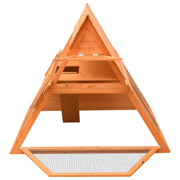 vidaXL jänesepuur, männi- ja kuusepuidust, 152 x 128 x 108 cm