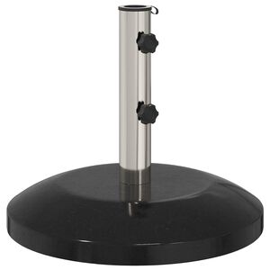 vidaXL Parasiibigraniidi alus 40-50 mm posti jaoks 26.75 kg Must