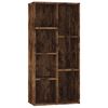 vidaXL raamatukapp, suitsutatud tamm, 50 x 25 x 106 cm