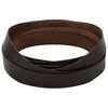 vidaXL Nahk Rihm 1 Tume pruun 500 x 3,5 cm Nahk