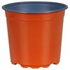 vidaXL &Uuml;mmargune lillepott 100 tk Terrakota &Oslash; 15 x 13 cm Plastmass