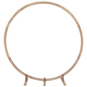 vidaXL Pulma kaar Helepruun 224 x 80 x 220 cm Toekas m&auml;nnipuit
