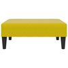 vidaXL 2-kohaline diivanvoodi jalapingiga, kollane, samet