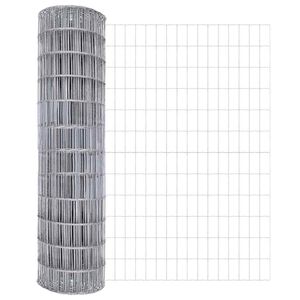 vidaXL Euroopa aed Hõbedane 1 x 10 m Kuumtsinkitud raud