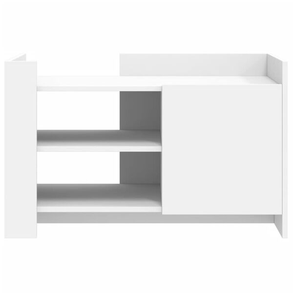 vidaXL kohvilaud, valge, 80x50x50 cm, tehispuit