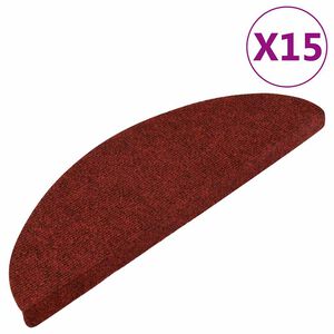 vidaXL iseliimuv trepivaip, 15 tk, 56x17x3 cm, punane