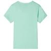 L&uuml;hikeste varrukatega laste T-s&auml;rk, heleroheline, 128