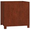 vidaXL jalgadega taimekastid, 2 tk, rooste, 50x50x50 cm, Corten teras