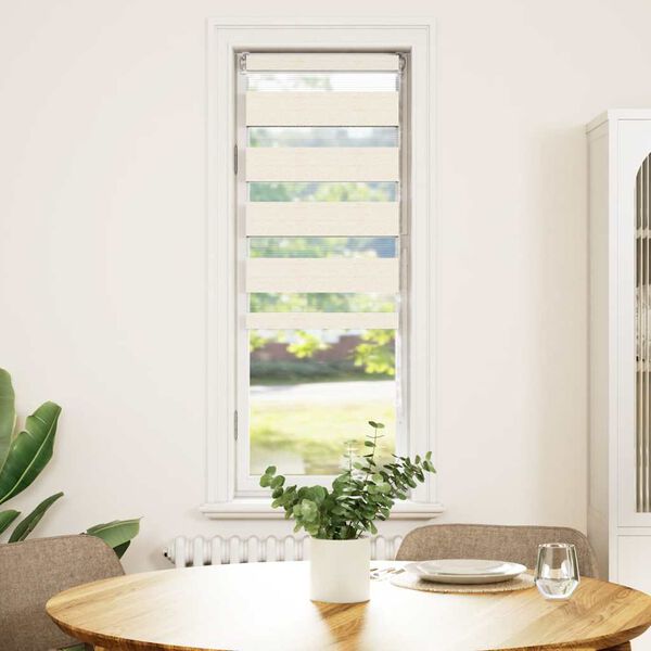 vidaXL Triibuline ruloo 40x150 cm kanga laius 35,9 cm pol&uuml;ester