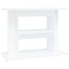 vidaXL akvaariumi alus, valge, 80 x 35 x 60 cm, tehispuit