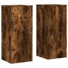 vidaXL taimealused 2 tk, suitsutatud tamm, 30x30x70 cm, tehispuit